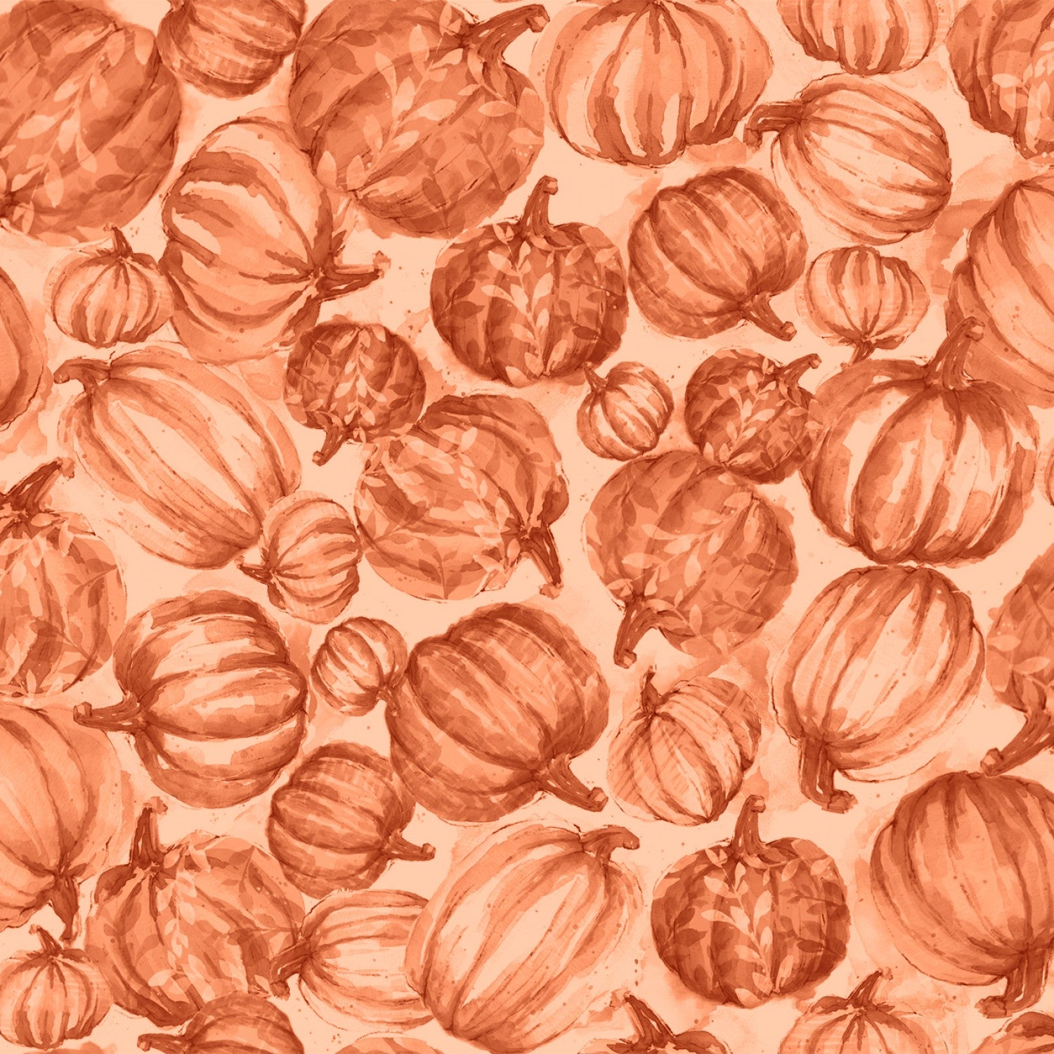 Orange Tonal Pumpkins from 3 Wishes