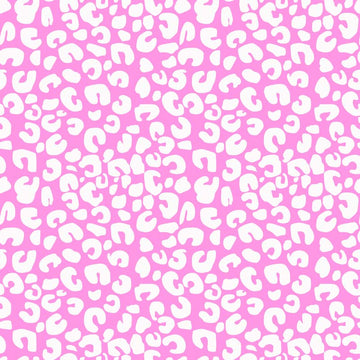 Happy Camper - Wu Leopard - Pink  Fabric - StoryQuilts.com