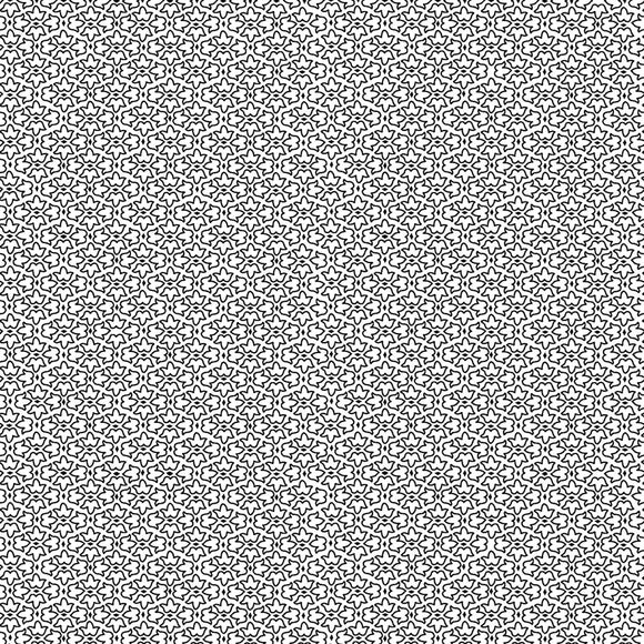 Black Open Foulard  Fabric - StoryQuilts.com