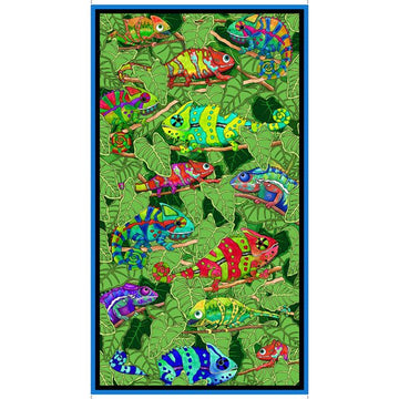 Color Me Chameleon by Desiree's Designs 27486  Fabric - StoryQuilts.com