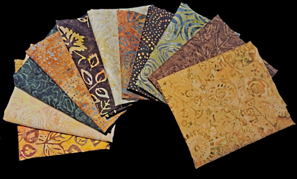 Tonga Treats Nutmeg Collection #1  Fabric - StoryQuilts.com