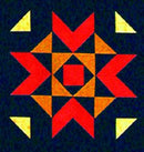 Galaxy Quest - 4 Wyoming Star  Pattern - StoryQuilts.com