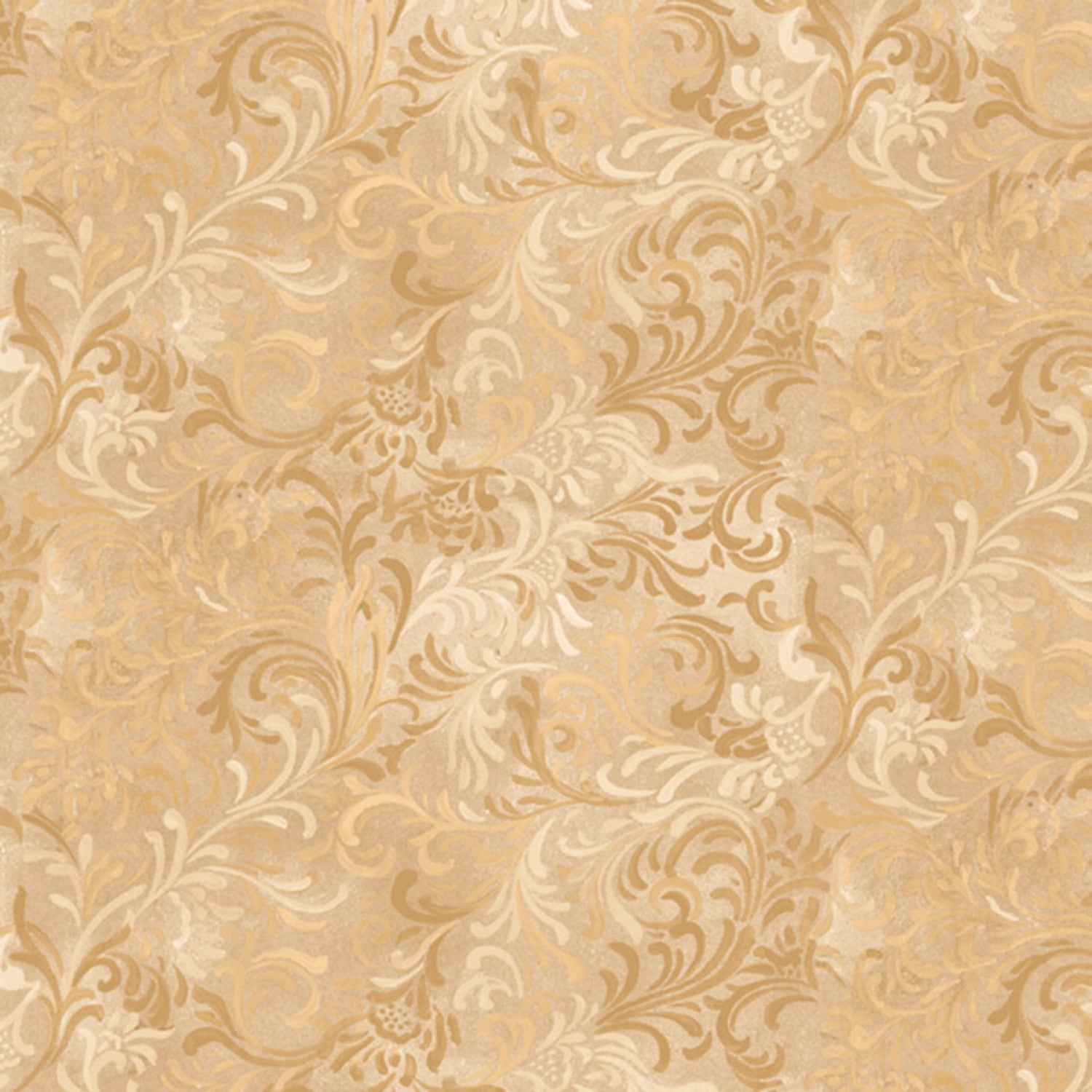 Tan Embellishment  Fabric - StoryQuilts.com