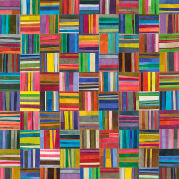 Curiosity - Multi Field Guide To Palette, Basket Weave  Fabric - StoryQuilts.com
