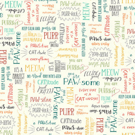 White Purrfect Words