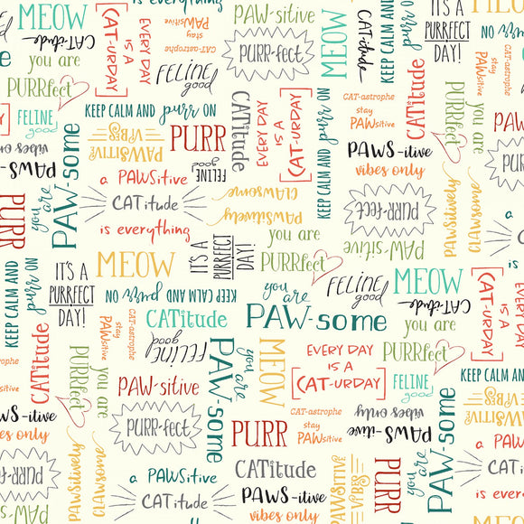 White Purrfect Words