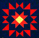 Galaxy Quest - 5 Floating Star  Pattern - StoryQuilts.com