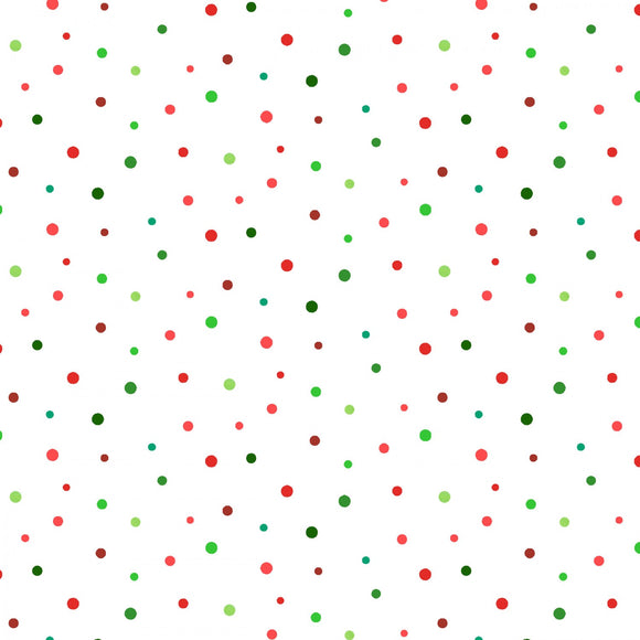 Santa Claus Is Coming Dot White