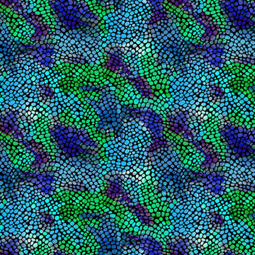Blue Magic Digitally Printed  Fabric - StoryQuilts.com