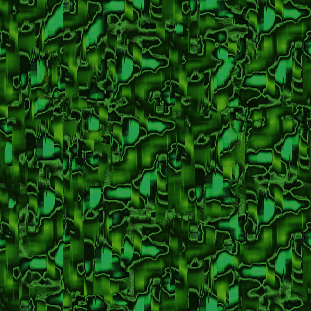 Green Prism Stripe Digitally Printed  Fabric - StoryQuilts.com