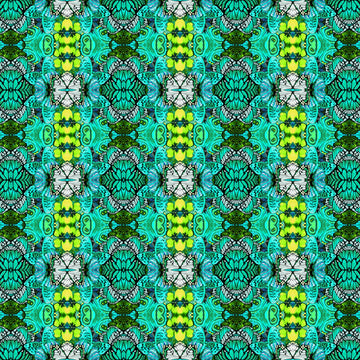 Jade Metamorphosis Digitally Printed  Fabric - StoryQuilts.com
