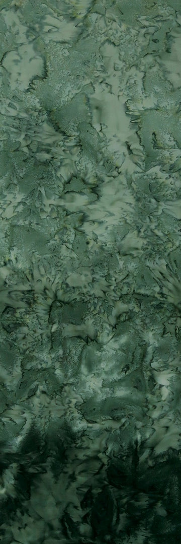 Verde Ombre Batik. Sold in 1/2 yard increments.  Fabric - StoryQuilts.com