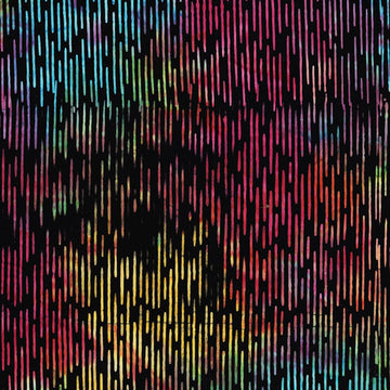 Multi Between the Lines Batik  Fabric - StoryQuilts.com