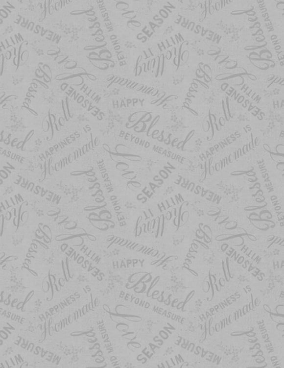 Homemade Happiness Gray Words