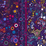 Effervescence Bright Multi Dots & Circles  Fabric - StoryQuilts.com