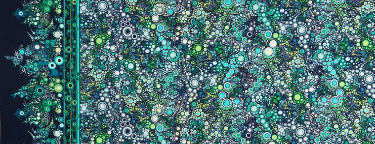 Ocean by Amelia Caruso from Effervescence  Fabric - StoryQuilts.com