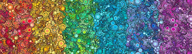 Effervescence Bright Gradation  Fabric - StoryQuilts.com