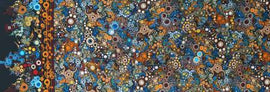 Effervescence Spice Multi Dots & Circles  Fabric - StoryQuilts.com