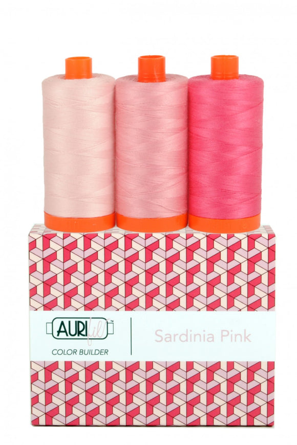 Color Builder 3pc Set Sardinia Pink  Thread - StoryQuilts.com