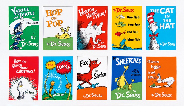 Dr. Seuss Half Yard Pack with Panel