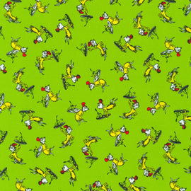 Green Eggs and Ham from A Little Dr. Seuss Collection, sold in 1/2 yard increments