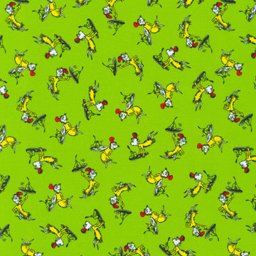 Green Eggs and Ham from A Little Dr. Seuss Collection, sold in 1/2 yard increments