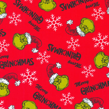 How the Grinch Stole Christmas  - Merry Grinchmas,  sold in 1/2 yard increments  Fabric - StoryQuilts.com