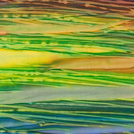 Bright Patina Handpaints Batik,  sold in 1/2 yard increments