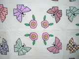 Butterflies and Posies  Pattern - StoryQuilts.com