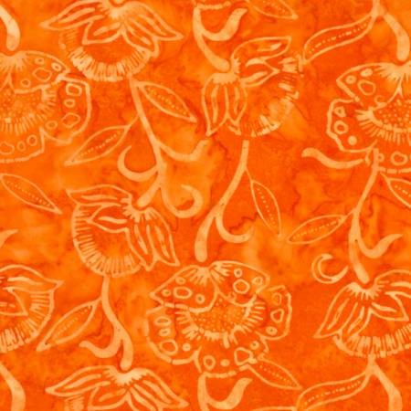 Carrot Batik  Fabric - StoryQuilts.com