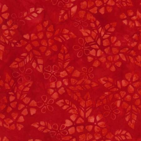 Scarlet Batik  Fabric - StoryQuilts.com
