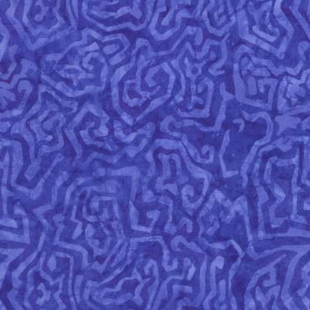 Blue Batik  Fabric - StoryQuilts.com