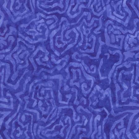 Blue Batik  Fabric - StoryQuilts.com