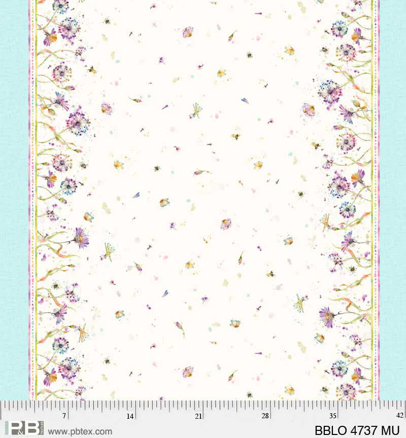 Boots & Blooms Border Print BBLO 4737 MU