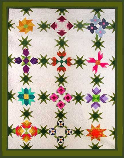 Betty's Garden  Pattern - StoryQuilts.com