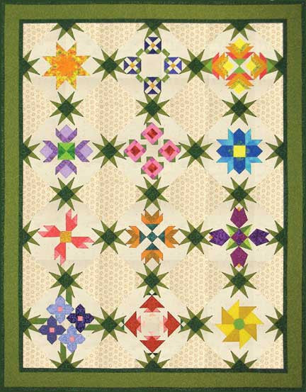 Betty's Garden  Pattern - StoryQuilts.com