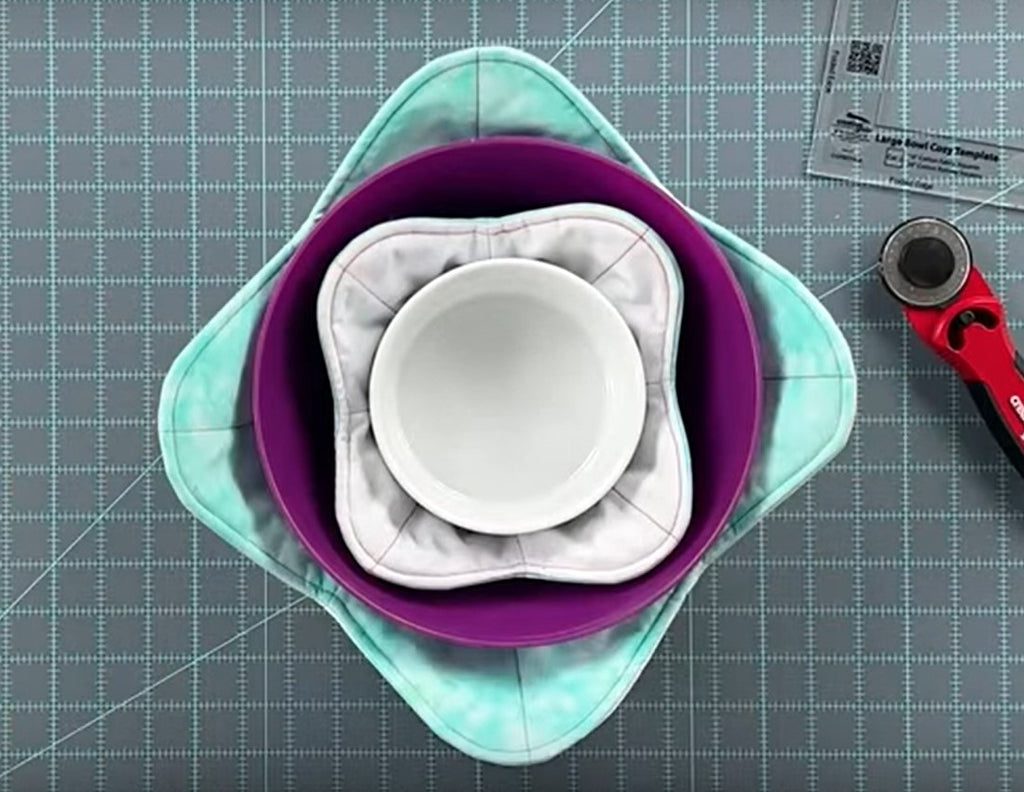 Creative Grids Bowl Cozy Template Set With Batting StoryQuilts Creative Grids Bowl Cozy Template Set With Batting StoryQuilts