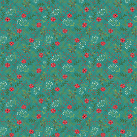 Snowed In Berries Teal