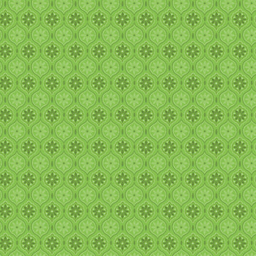 Snowed In Medallion Green