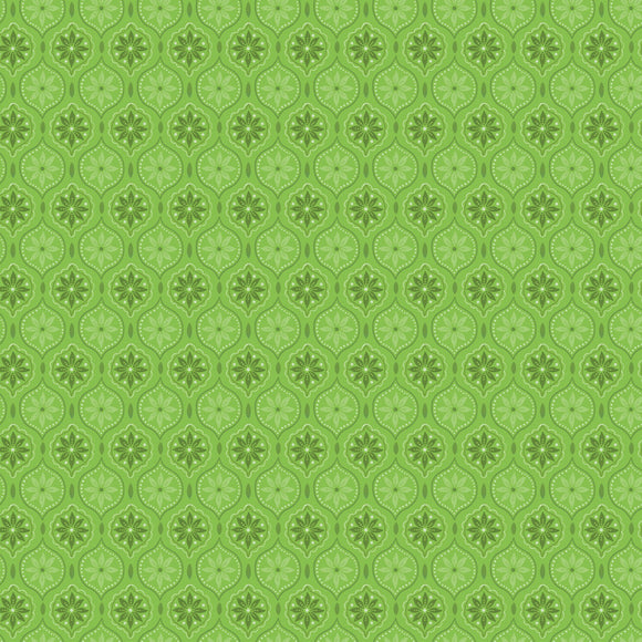 Snowed In Medallion Green