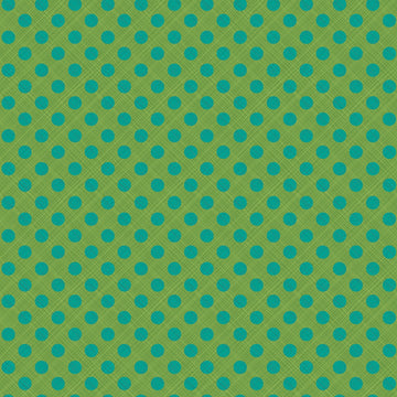 Snowed In Sketched Dots Green  Fabric - StoryQuilts.com