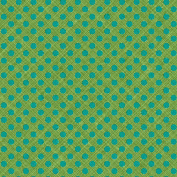 Snowed In Sketched Dots Green