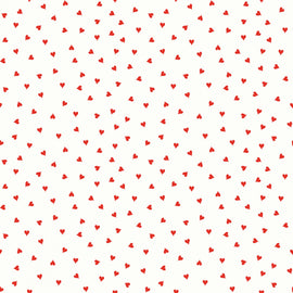 Be Mine Valentine Small Hearts White