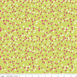 Simply Happy Vine Green  Fabric - StoryQuilts.com