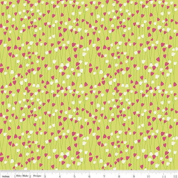 Simply Happy Vine Green  Fabric - StoryQuilts.com