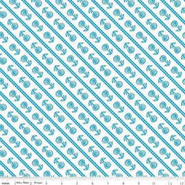 Simply Happy Stripe White  Fabric - StoryQuilts.com