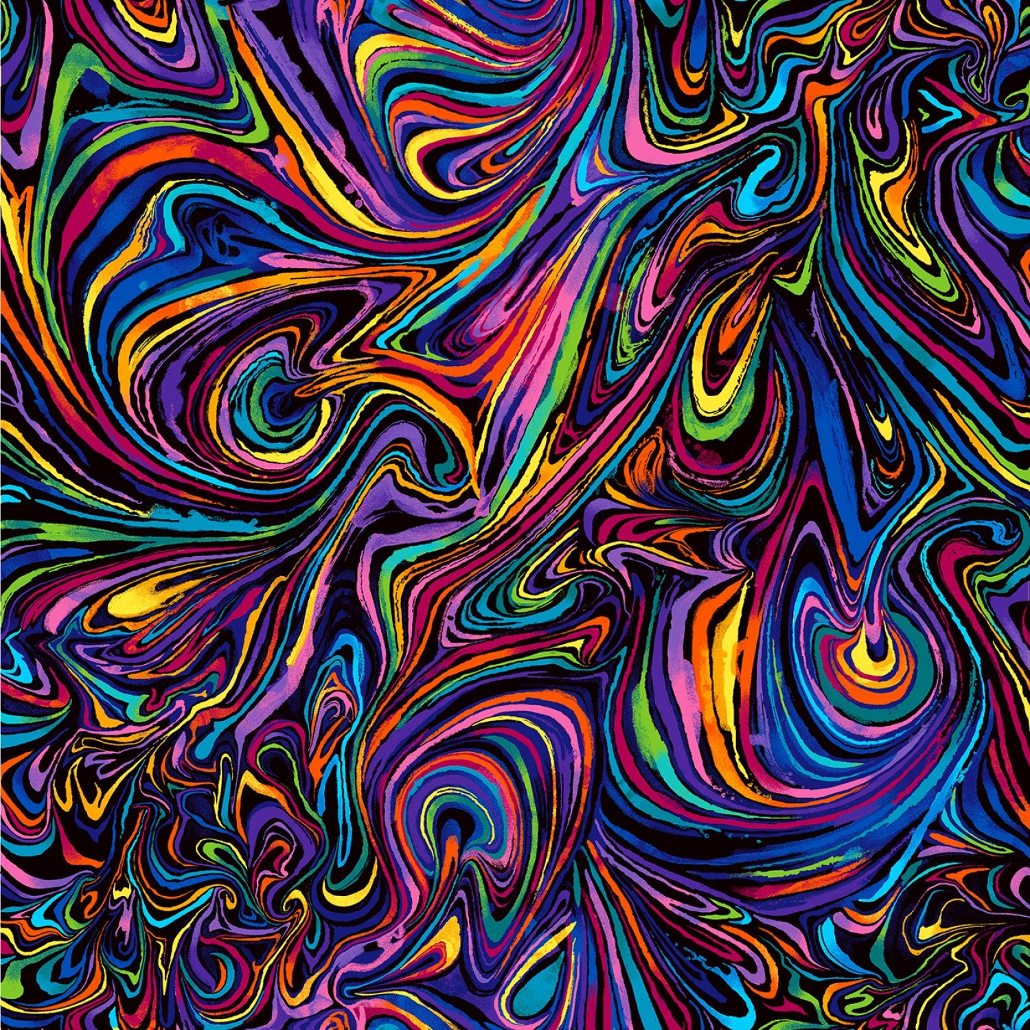 Black Multi Swirl