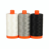 Color Builder 3pc Set Carrara Black/White  Thread - StoryQuilts.com