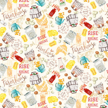 Natural Handwritten Recipes from Timeless Treasures  Fabric - StoryQuilts.com