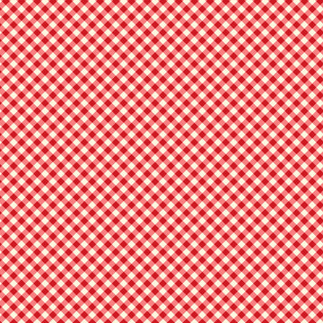 Cherry Vintage Diagonal Gingham from Timeless Treasures